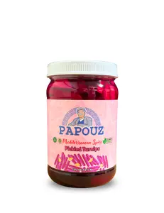 Papouz Pickled 32fl oz. Mediterranean Pink Turnips