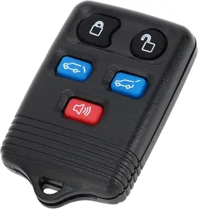Key Shell Case Keyless Entry Remote Key Fob Replacement Case for Ford Epedition 2003-2010 for Lincoln Navigator 2003-2010 5 Buttons CWTWB1U551