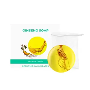 Ginseng Root Soap Refreshes & Hydrates Handmade Natural Oil Soap for All Skin Areas