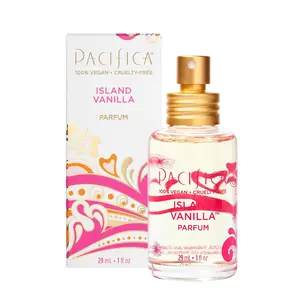 Pacifica Island Vanilla Perfume with Natural & Essential Oils, 29ml, 1 Fl Oz Floral Blend