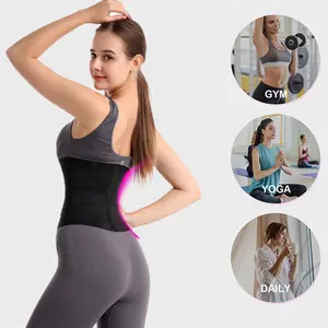Women's Leopard Print Dual Layer Press Belt, Wrap Style Fitness Waist Cincher, Sports Shaping Strap, Slimming and Supportive, Shapewear, Gym