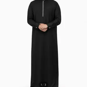 BaxxThobes Signature Saudi Thobe - Classic Cut, Breathable Fabric, Traditional Collar, Perfect for Prayer & Special Occasions