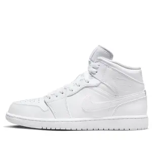 Air Jordan 1 Mid 'Triple White' 2022 554724-136
