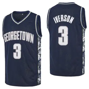 Men's #3 Ivenson  90s Hip Hop Basketball Jersey Embroidery
