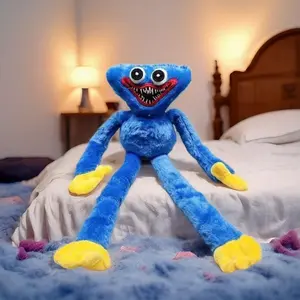 40cm Huggy Wuggy Plush Toy Poppy Playtime Stuffed Doll Scary Monster Plushie for Kids Birthday Gift