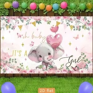2D Flat Summervibes Banner - 1pc Reusable Polyester Party Decoration Supplies, Multicolor Wall Hanging Photo Backdrop with Charming Designs for Happy Birthday, Graduation