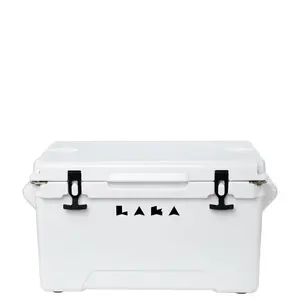 LAKA 45 Quart Hard Cooler Insulated Portable Ice Chest Box for Beach, Drink, Beverage, Boating, Fishing, Camping, and Outdoor Activities