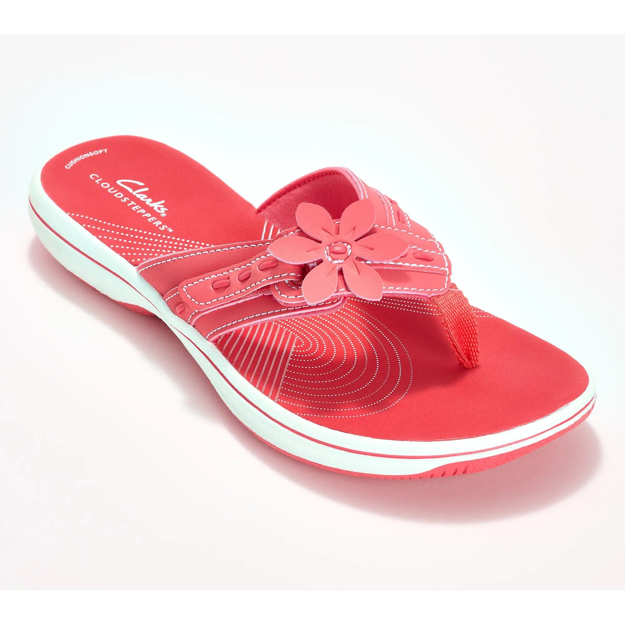 Clarks Cloudsteppers Thong Sandals - Breeze Opal Clarks Cloudsteppers Thong Sandals - Breeze Opal