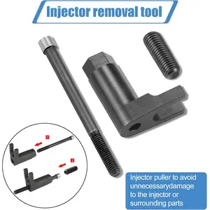 Diesel Fuel Injector Removal Tool Set for Ford 2011-2018 6.7L Engines, Automotive Maintenance Tools, Injector Puller Kit, Injector Extractor Tool Durable Design No Battery Needed Easy Maintenance Repair Kit