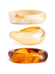 Chunky Acrylic Bangle Bracelet for Women, Colorful Resin Bracelets, Trendy Stack Statement Cuff Jewelry, Perfect Gift Idea