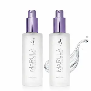 HerStyler Marula Oil Serum, 2 Pack - Anti-Frizz for Frizzy and Damaged Hair, Daily Smoothing Moisturizing Silky Shine Enhancer - 2 Fl. Oz. Haircare Aloe