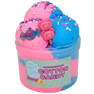 Cotton Candy 8oz Cloud Dough Slime Scented Cotton Candy , Toy Fidget Sensory Stress relief
