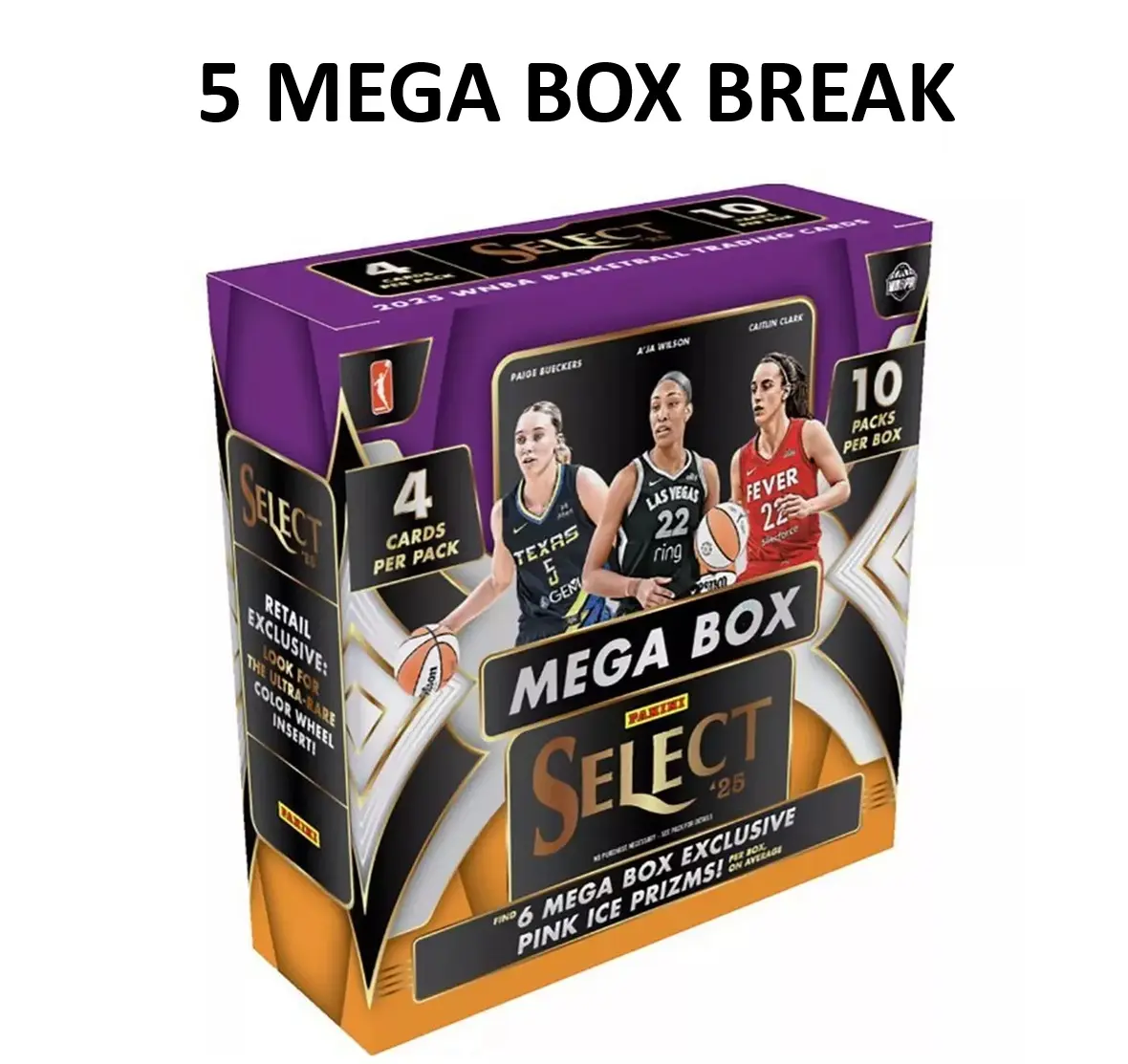 2025 Panini Select WNBA 5 Mega RETAIL Version Box Break C