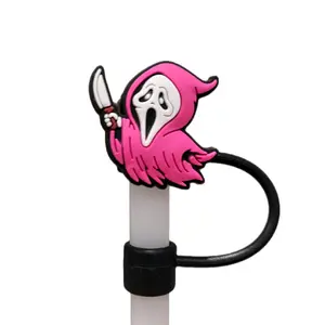 Ghost Face Horror Straw Topper