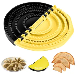 4-in-1 Upgraded Tortilla Sealer and Quesadilla Maker | with 4"+6"+8"+10" Fully Removable Presses for Burritos, Tacos, Dumplings & Calzone | Dishwasher Safe Crimper for Easy Storage
