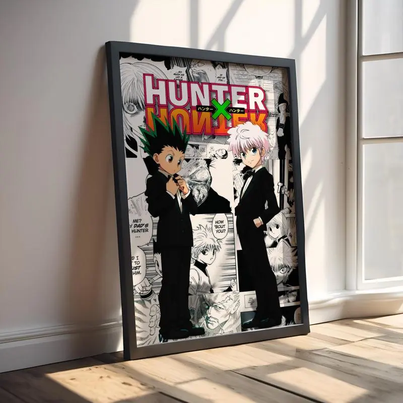 [UNFRAMED] Hunter x Hunter Anime Poster Hxh Gon Killua Poster Hxh Poster Hxh Anime Poster Hunter x Hunter Wall Art Hxh Print Hisoka Leorio