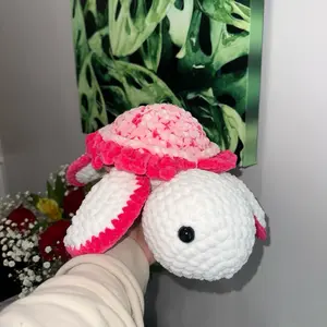 Crochet Flower Shell Turtle