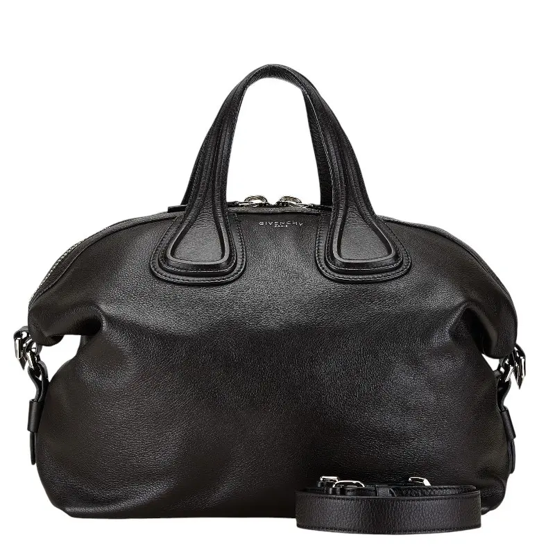 Pre-owned Givenchy 1 Shoulder Bags Leather Logo 2WAY Handbag Shoulder Bag