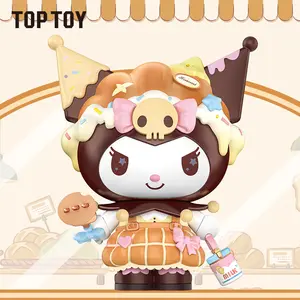 TOPTOY Cute Kuromi Bread Party Building Block Figure Exquisite Collectible Ornament Model Toy Creative Assembled Handicraft Decor Lovely Birthday Holiday Surprise Gift Fashion Desktop Decoration Ideal Present Choice for Girls Fans#Summervibes