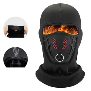 Winter Rider Warm Anti-Haze Balaclava Full Face Mask for Motorcycle Riding Cycling Ski Hood Cap Windproof Soft Outdoor Warm Bike Headwear Ski Face Mask Breathable Full Face Coverage for Sports Warm Wind Cold Protection with Water Repellent Feature