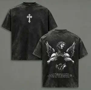 Lion of Judah Vintage Washed T-Shirt / Tank Top / Hoodie, Christian Jesus Apparel, Faith Streetwear Oversize Heavyweight, Gothic Church Outfit, Gym Pump Cover , Lion Shirt graphic tees