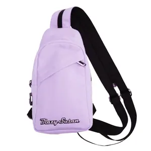 Blazy Susan Over-the-Shoulder Bag, PInk or Purple | Smell-Proof & Secure Crossbody Design