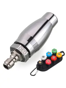 JOEJET Turbo Nozzle for Pressure Washer with 1/4'' Quick Connect, 7 Nozzle Tips, 3600 PSI - Universal Fit, ChristmasGift