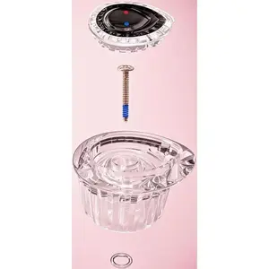 Matte Black Tub and Shower Knob Kit - Replacement Handle for Single Handle Faucets - Durable Shower Valve Insert - Easy Install Knob Set - Waterproof Bathroom Hardware Accessory