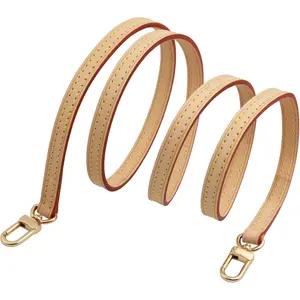 Genuine Vachetta Leather Crossbody Strap Genuine Leather Adjustable Replacement Strap for Shoulder Bag Handbag Purse