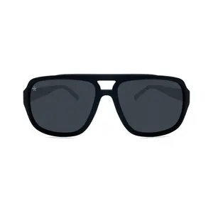 Sin City Blackout - Double Bar Polarized Aviator Sunglasses - TINTS Eyewear sunglasses  women