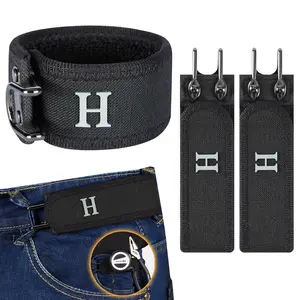 HAILTH Unisex Elastic Belt – 2026 Summer Tactical Metal Hook, Patented No-Buckle Invisible Design, Soft Adjustable Waistband, EDC Everyday Carry – Fathers Day Gift
