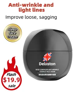 【Delliston  Officiall】peptides for Mature and Dry Skin,Face Lifting, Skin Firming Cordyceps Cream,  TikTokShopBlackFriday Gift Hyaluronic Acid Soothing Plumper Glycerin,