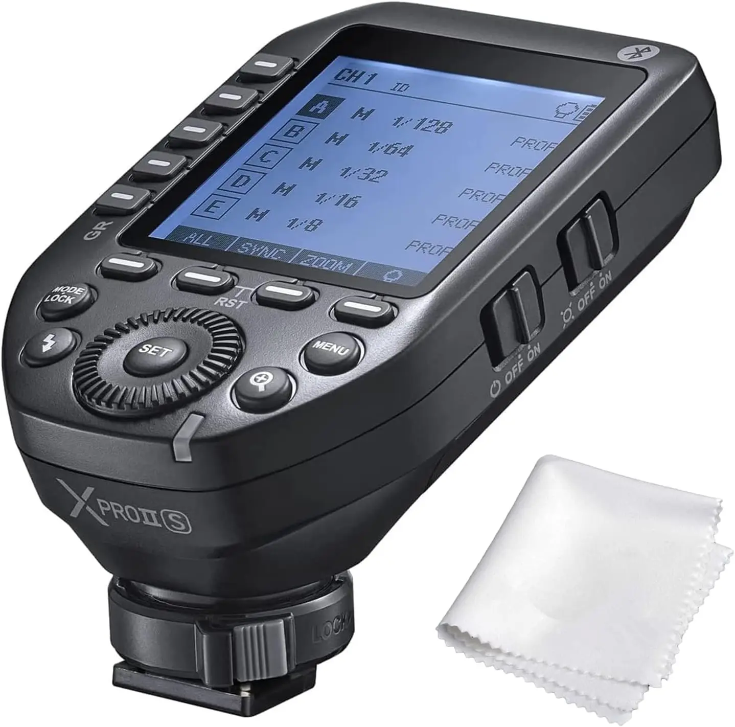 Godox XProII XproII TTL Wireless Flash Trigge for Sony/Canon/Fuji/Nikon,2.4G 1/8000s HSS,Bluetooth Connection,TCM Instant Conversion,Updated Quick-Release Lock,16 Groups and 32 Channels