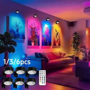 Battery-Powered Drawing Light Set, Magnetic Wireless Picture Lamp, 20 RGB Colors, Adjustable Brightness Lights, Adjustable Timer, Art Display & Decoration