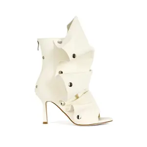 BIRDSONG-BONE PEEP TOE STILETTO BOOTIE