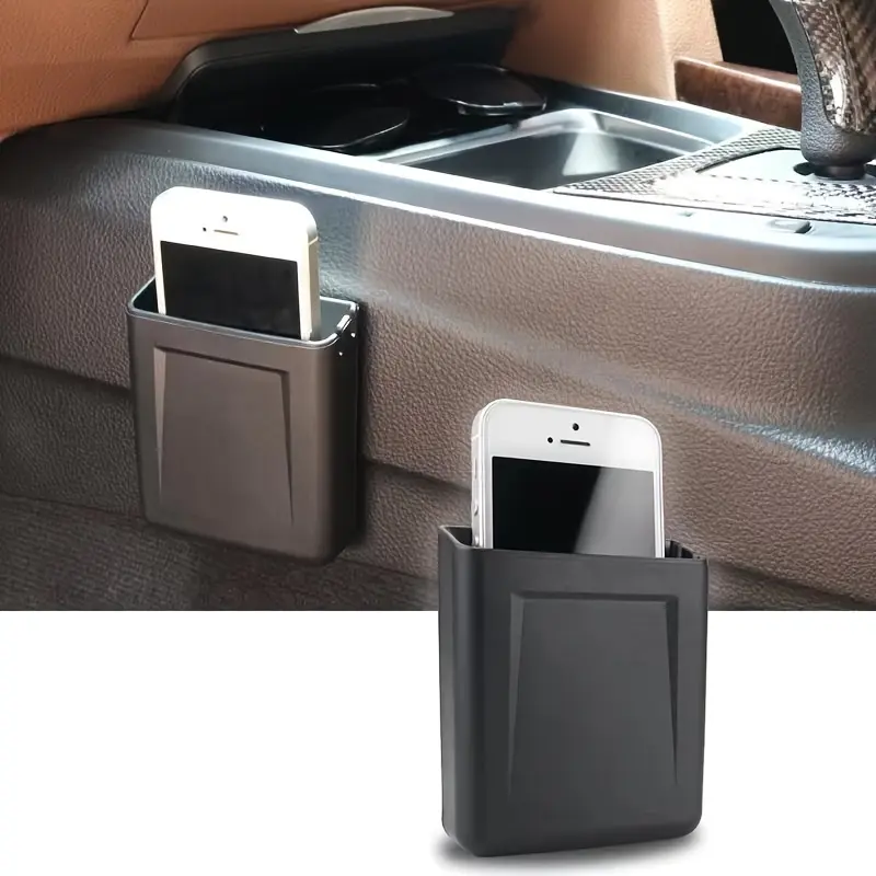 Easy-Install Durable Plastic Car Phone Holder - Vehicle Organizer Accessory