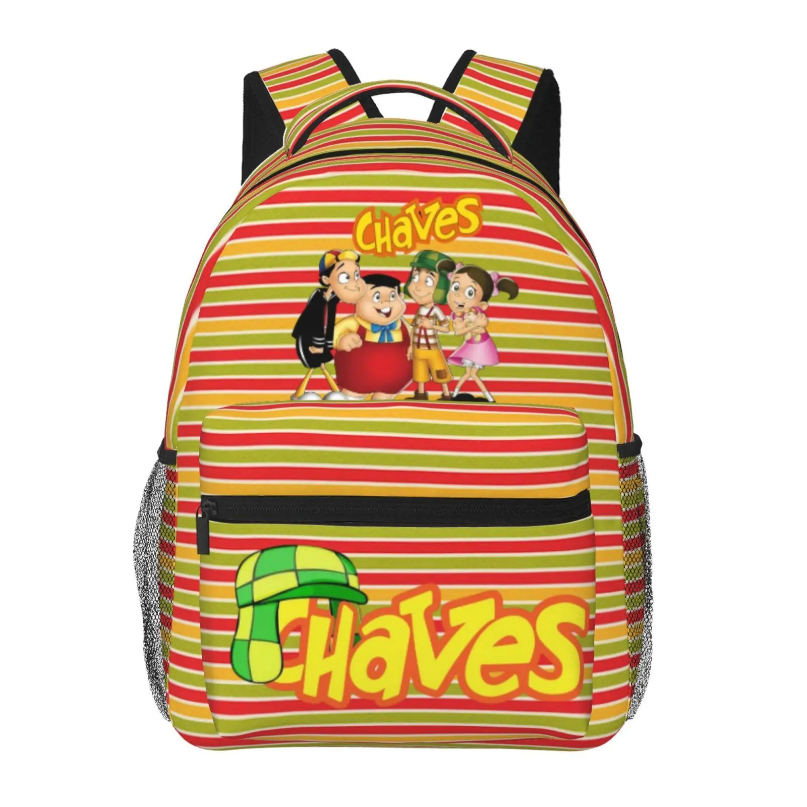 El chavo Backpack for Women Men, Chavo Print Casual Daypack, El chavo del ocho party supplies Lightweight Resistant Travel Backpack for Hiking Commuting Outdoor