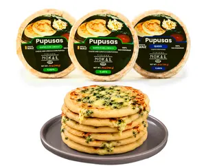 Typical Nokal Pupusas Mix, 10 Cheese & Loroco and 5 Cheese Pupusas, Authentic Salvadoran Pupusas, 15 Count, 75 Ounce Family Pack