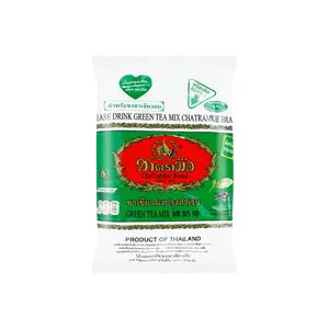 Cha Tra Mue Authentic Thai Green Milk Tea Mix 70 Years Heritage 198g - Premium Thai Iced Tea Powder for Delicious  Drinks
