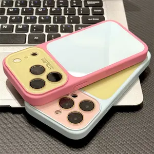 Color-Block Splicing Phone Case Made Of Premium Matte Tpu Composite Material. The Smooth Skin-Friendly Surface Resists Fingerprint And Oil Stains Effectively. Integrated Large Lens Frame Shields Camera Lens From Daily Scratches And Knocks.