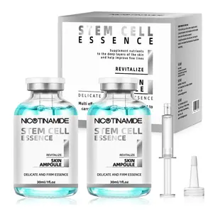 Botanical Stem Cell Serum 2PCS, Hydrating Collagen Booster Anti-aging, Stem Cell Ampoule with Niacinamide & Hyaluronic Acid for Nourishing Glowy Skin, Even Skin Tone, 1.2 Fl Oz