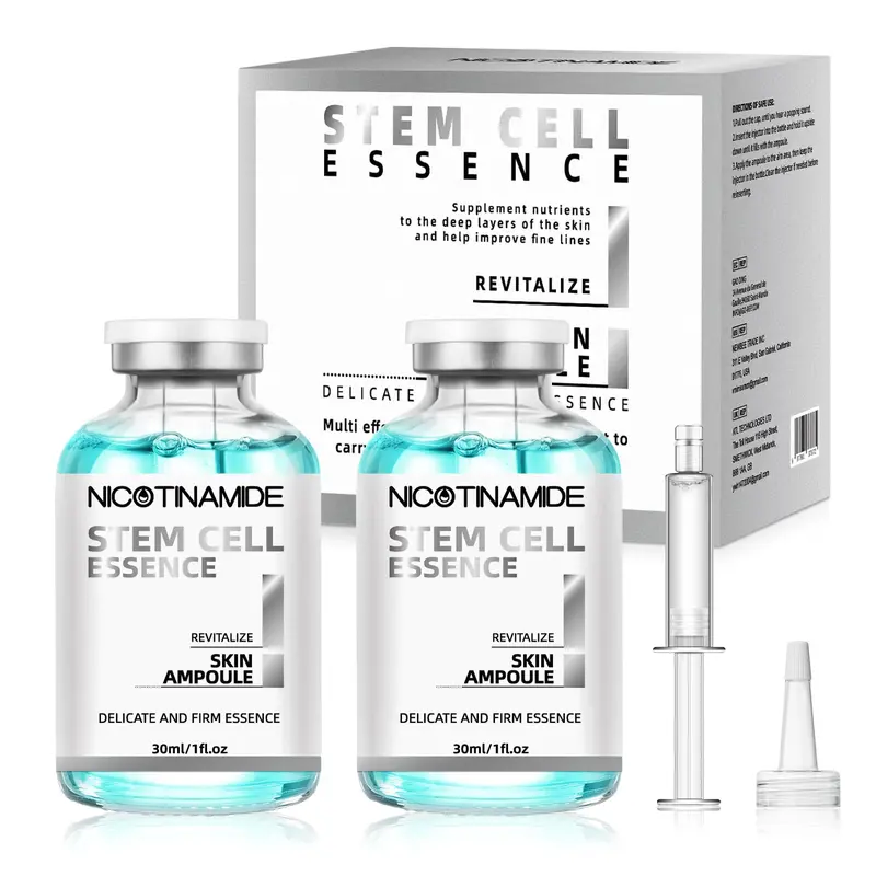 Kbeauty Lightweight Bottled Stem Cell Face Essence - Hydro Peptide Booster, Nicotinamide Ampoule for Anti-Wrinkle Firming Moisturizing Hydrating, Anti-Aging Skin Rejuvenation & Even Tone (Serums & Essences), Anti-Wrinkle Firming Moisturizing Hydrating Ser