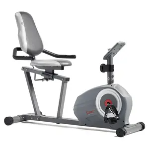 Sunny Health & Fitness Essentials Series  Smart Recumbent Bike