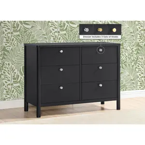 Brooks 6 Drawer Dresser with Interlocking Drawers