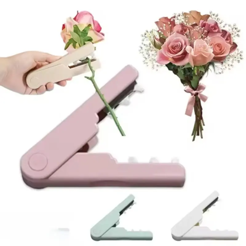 Efficient Rose Thorn Stripper Plier, Metal Florist Tool for DIY Garden, Garden Pruning Tool, Flower Stem Leaf Burr Removal, Safety Rose Thorner Bouquet, Clean