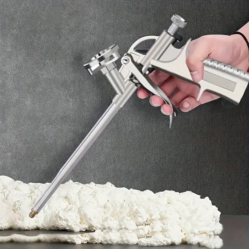 Professional Foam Spray Gun, Full Metal Trigger Pump, Heavy Duty, Durable, Easy Cleaning, Efficient Home Renovation, Efficiency, Precision Sealant Applicator, Air Conditioning Window Use