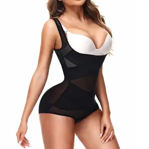 Body Shaper for Women Bodysuit Shapewear Tummy Control Cincher Breathable Open Bust Corset Slimming Body Shape Waist Trainer SIMIYA