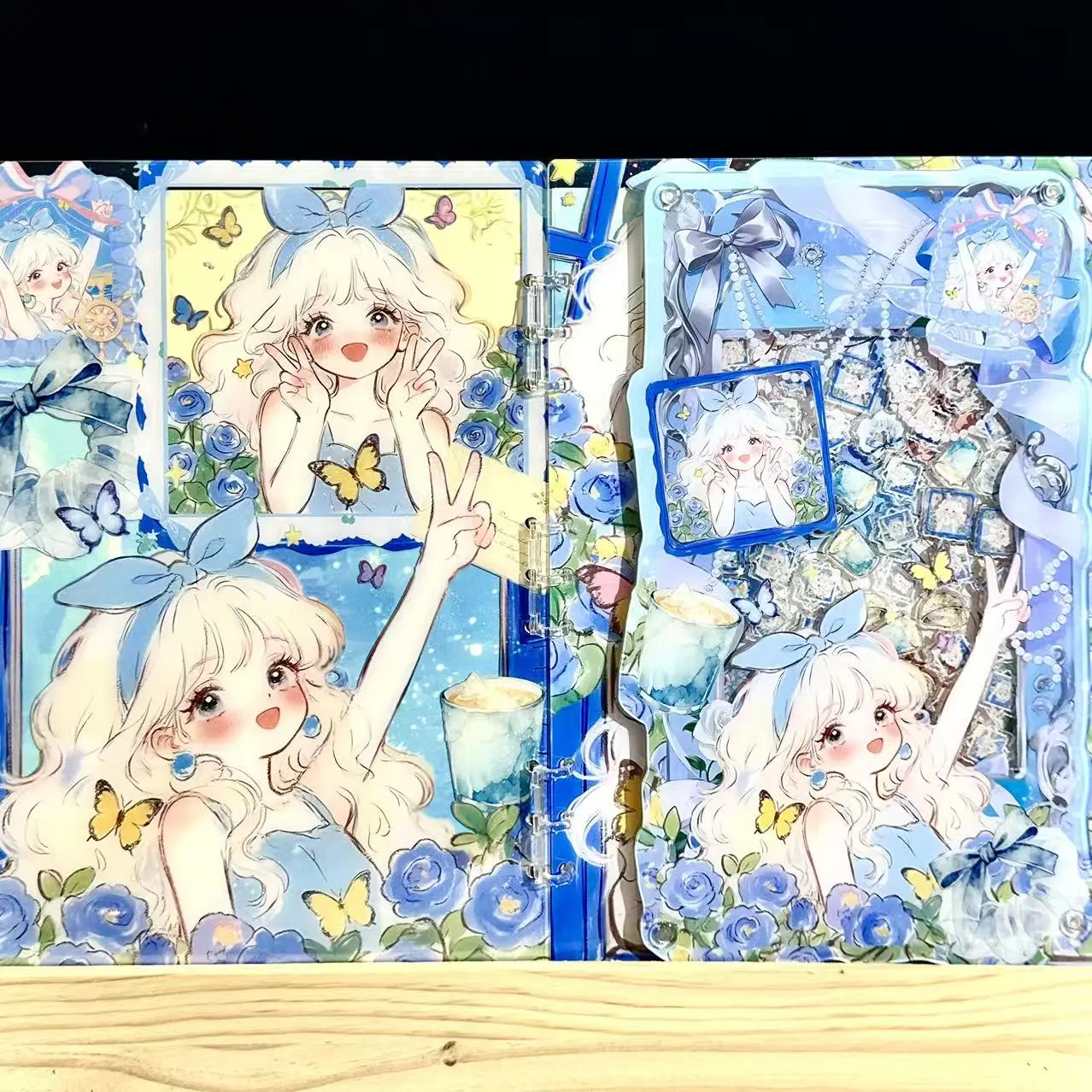 A5 Cute girl shaker notebook