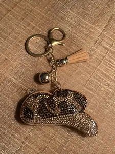 Rhinestone Cowboy Hat Keychain