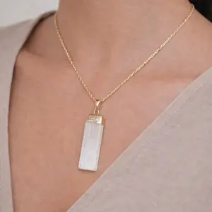 Selenite Necklace